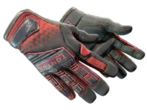 ★ Specialist Gloves | Crimson Kimono (Battle-Scarred)