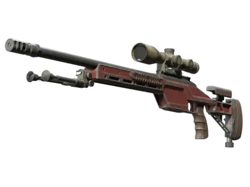 SSG 08 | Red Stone (Battle-Scarred)