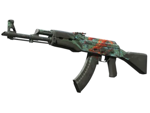 StatTrak™ AK-47 | Aquamarine Revenge (Battle-Scarred)