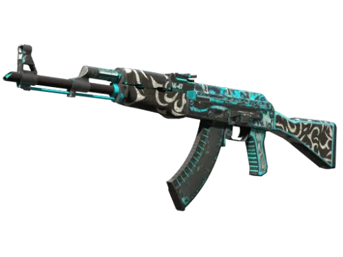 StatTrak™ AK-47 | Frontside Misty (Battle-Scarred)