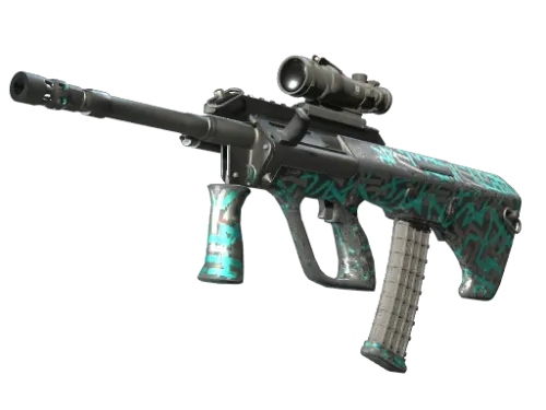 StatTrak™ AUG | Ricochet (Well-Worn)