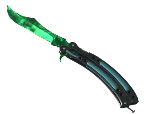 ★ StatTrak™ Butterfly Knife | Gamma Doppler Emerald (Factory New)