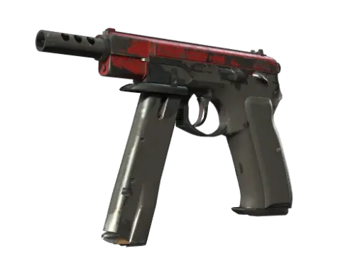 StatTrak™ CZ75-Auto | Crimson Web (Battle-Scarred)