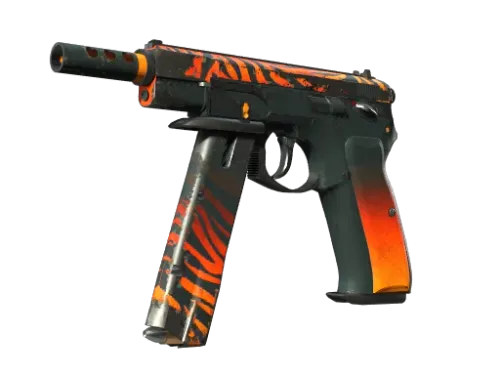 StatTrak™ CZ75-Auto | Tigris (Battle-Scarred)