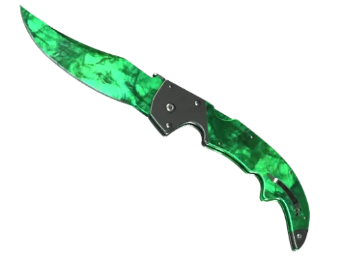 ★ StatTrak™ Falchion Knife | Gamma Doppler Emerald (Factory New)