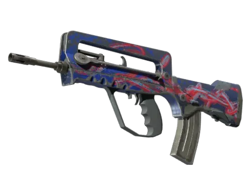 StatTrak™ FAMAS | Afterimage (Well-Worn)