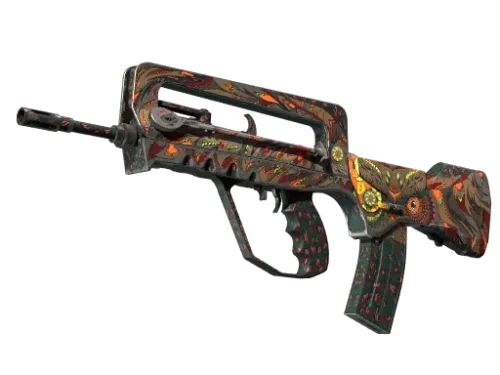 StatTrak™ FAMAS | Eye of Athena (Well-Worn)