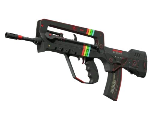 StatTrak™ FAMAS | ZX Spectron (Battle-Scarred)