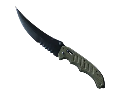 ★ StatTrak™ Flip Knife | Blue Steel (Minimal Wear)