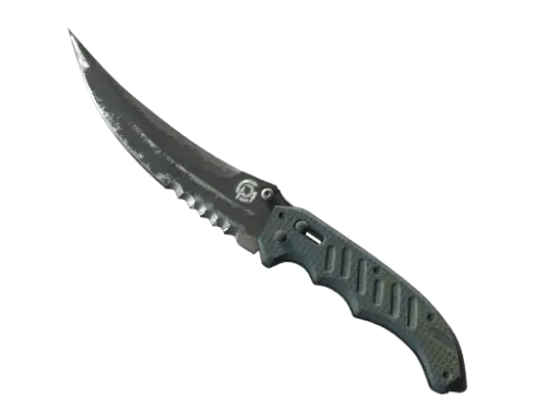 ★ StatTrak™ Flip Knife | Night (Battle-Scarred)