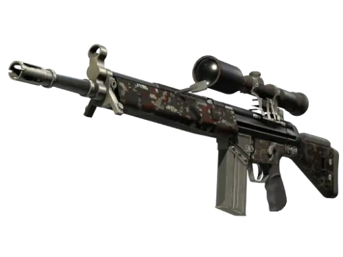 StatTrak™ G3SG1 | Digital Mesh (Battle-Scarred)