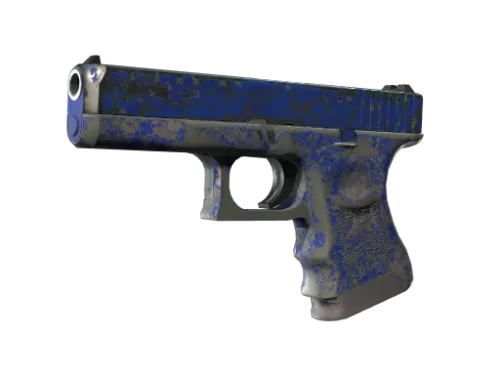 StatTrak™ Glock-18 | Blue Fissure (Battle-Scarred)