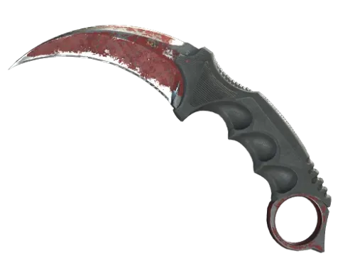 ★ StatTrak™ Karambit | Crimson Web (Battle-Scarred)