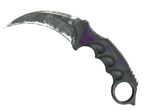 ★ StatTrak™ Karambit | Ultraviolet (Battle-Scarred)