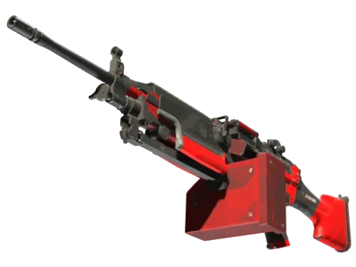 StatTrak™ M249 | System Lock (Well-Worn)