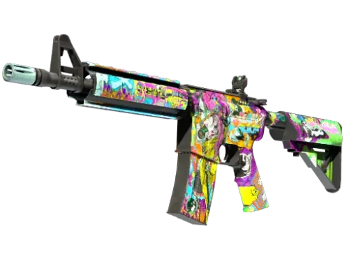 StatTrak™ M4A4 | In Living Color (Minimal Wear)