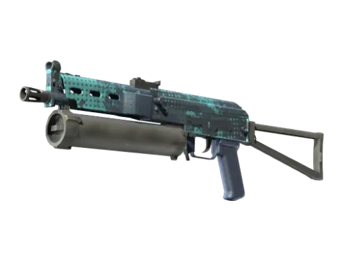 StatTrak™ PP-Bizon | Cobalt Halftone (Factory New)