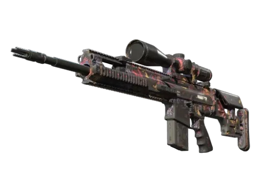 StatTrak™ SCAR-20 | Poultrygeist (Battle-Scarred)