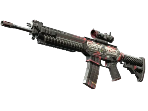 StatTrak™ SG 553 | Cyberforce (Well-Worn)