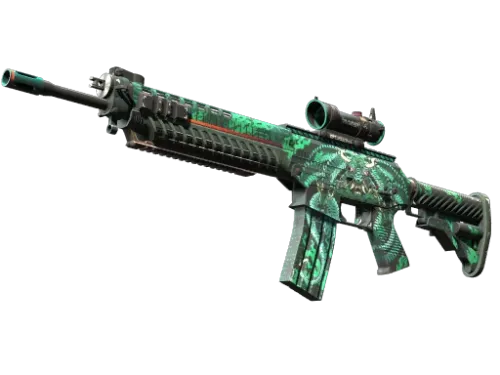 StatTrak™ SG 553 | Dragon Tech (Factory New)