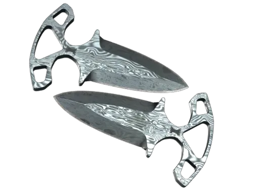 ★ StatTrak™ Shadow Daggers | Damascus Steel (Battle-Scarred)