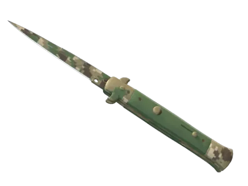 ★ StatTrak™ Stiletto Knife | Forest DDPAT (Well-Worn)