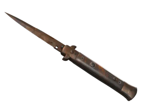 ★ StatTrak™ Stiletto Knife | Rust Coat (Battle-Scarred)