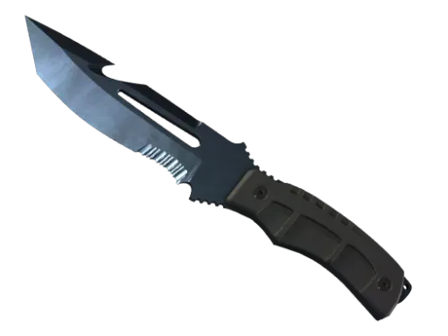 ★ StatTrak™ Survival Knife | Blue Steel (Minimal Wear)