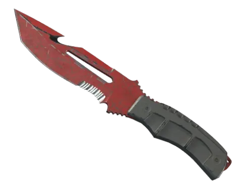 ★ StatTrak™ Survival Knife | Crimson Web (Battle-Scarred)