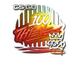 Sticker | 100 Thieves (Foil) | 2020 RMR