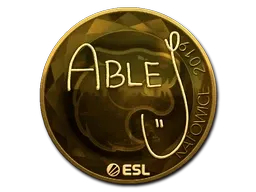 Sticker | ableJ (Gold) | Katowice 2019