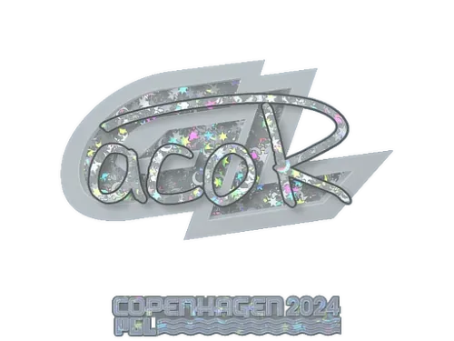 Sticker | acoR (Glitter) | Copenhagen 2024