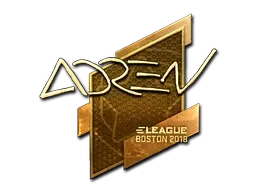 Sticker | AdreN (Gold) | Boston 2018