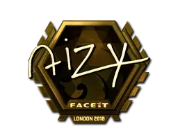 Sticker | aizy (Gold) | London 2018