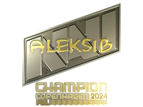 Sticker | Aleksib (Gold, Champion) | Copenhagen 2024