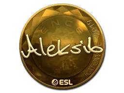 Sticker | Aleksib (Gold) | Katowice 2019