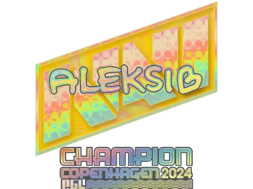 Sticker | Aleksib (Holo, Champion) | Copenhagen 2024