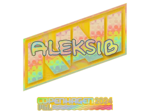 Sticker | Aleksib (Holo) | Copenhagen 2024