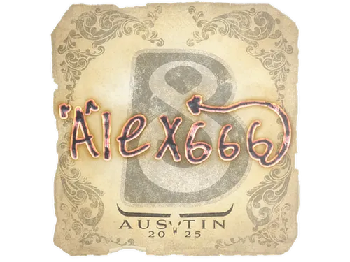 Sticker | alex666 | Austin 2025