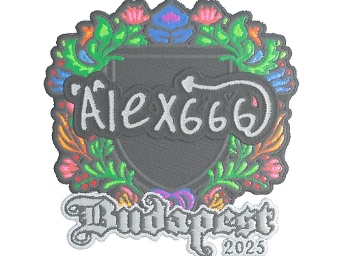 Sticker | alex666 (Embroidered) | Budapest 2025