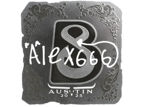 Sticker | alex666 (Foil) | Austin 2025