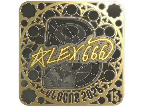 Sticker | alex666 (Gold, Ranked) | Cologne 2026