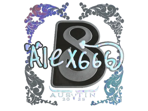 Sticker | alex666 (Holo) | Austin 2025