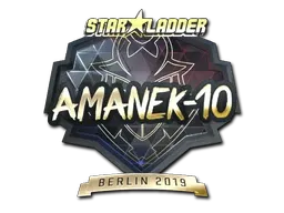 Sticker | AmaNEk (Gold) | Berlin 2019