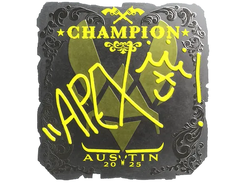 Sticker | apEX (Foil, Champion) | Austin 2025