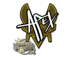 Sticker | apEX (Glitter, Champion) | Paris 2023