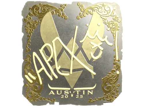 Sticker | apEX (Gold) | Austin 2025