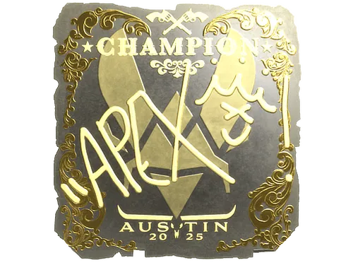 Sticker | apEX (Gold, Champion) | Austin 2025
