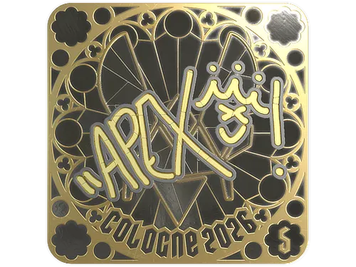 Sticker | apEX (Gold, Ranked) | Cologne 2026