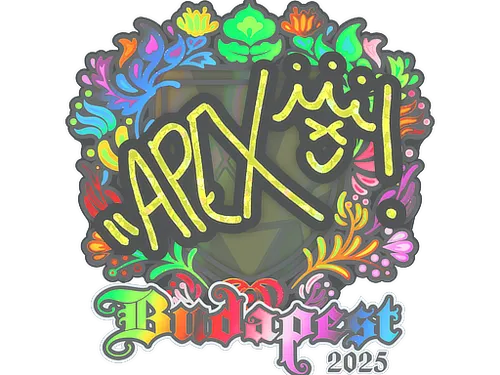 Sticker | apEX (Holo) | Budapest 2025
